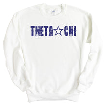 Load image into Gallery viewer, Theta Chi Sweatshirt - Theta Chi Fraternal Star Crewneck Sweatshirt - Kite and Crest
