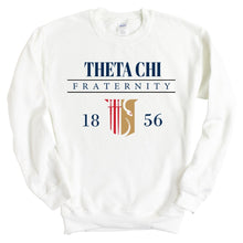 Load image into Gallery viewer, Theta Chi Sweatshirt - Theta Chi Large Crest Crewneck Sweatshirt - Kite and Crest
