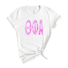 Load image into Gallery viewer, Theta Phi Alpha Pink Floral Sorority T-Shirt Shirt Tee - Kite and Crest
