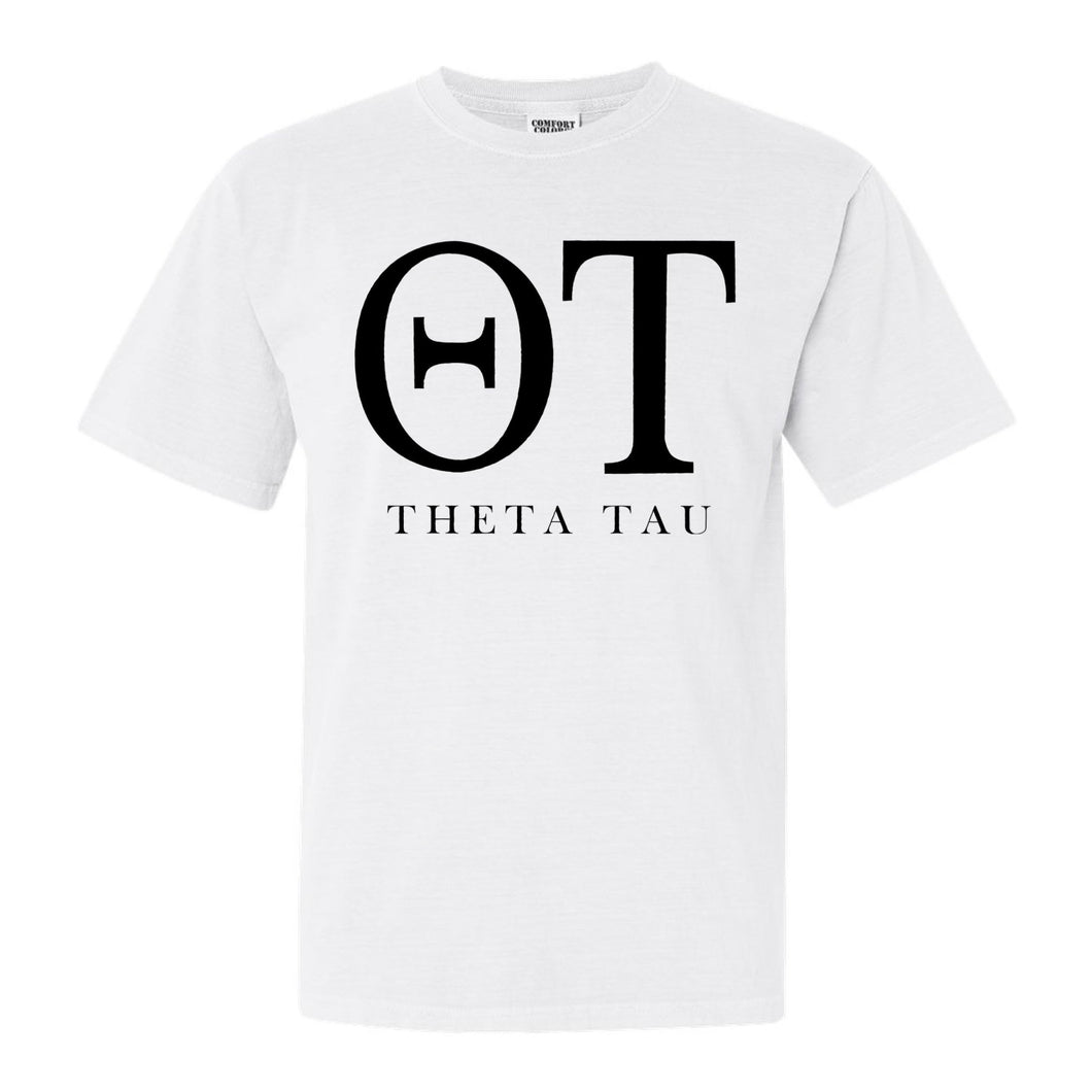 Theta Tau Classic Comfort Colors T-Shirt - Kite and Crest