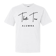 Load image into Gallery viewer, Theta Tau Sorority Alumna Comfort Colors T-Shirt - Kite and Crest
