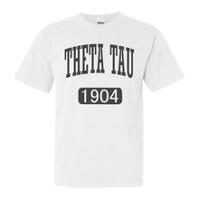Load image into Gallery viewer, Theta Tau Weekender Comfort Colors T-Shirt - Kite and Crest
