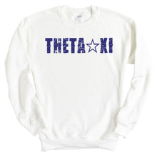 Load image into Gallery viewer, Theta Xi Fraternal Star Sweatshirt - Fraternity Crewneck Sweatshirt - Kite and Crest
