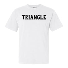 Load image into Gallery viewer, Triangle Basic Black Letters Comfort Colors T-Shirt - Fraternity Tee - Kite and Crest
