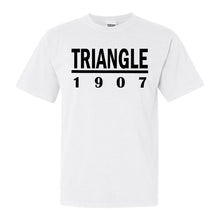 Load image into Gallery viewer, Triangle Black Letter Comfort Colors T-Shirt - Fraternity Tee - Kite and Crest
