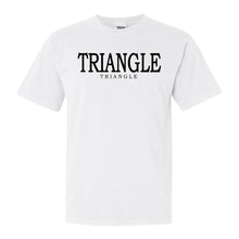 Load image into Gallery viewer, Triangle Block Letter Comfort Colors T-Shirt - Fraternity Tee - Kite and Crest
