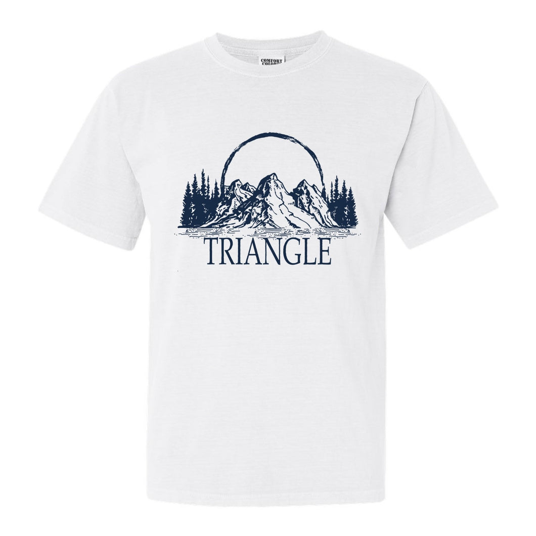 Triangle Epic Mountains Comfort Colors T-Shirt - Fraternity Tee - Kite and Crest
