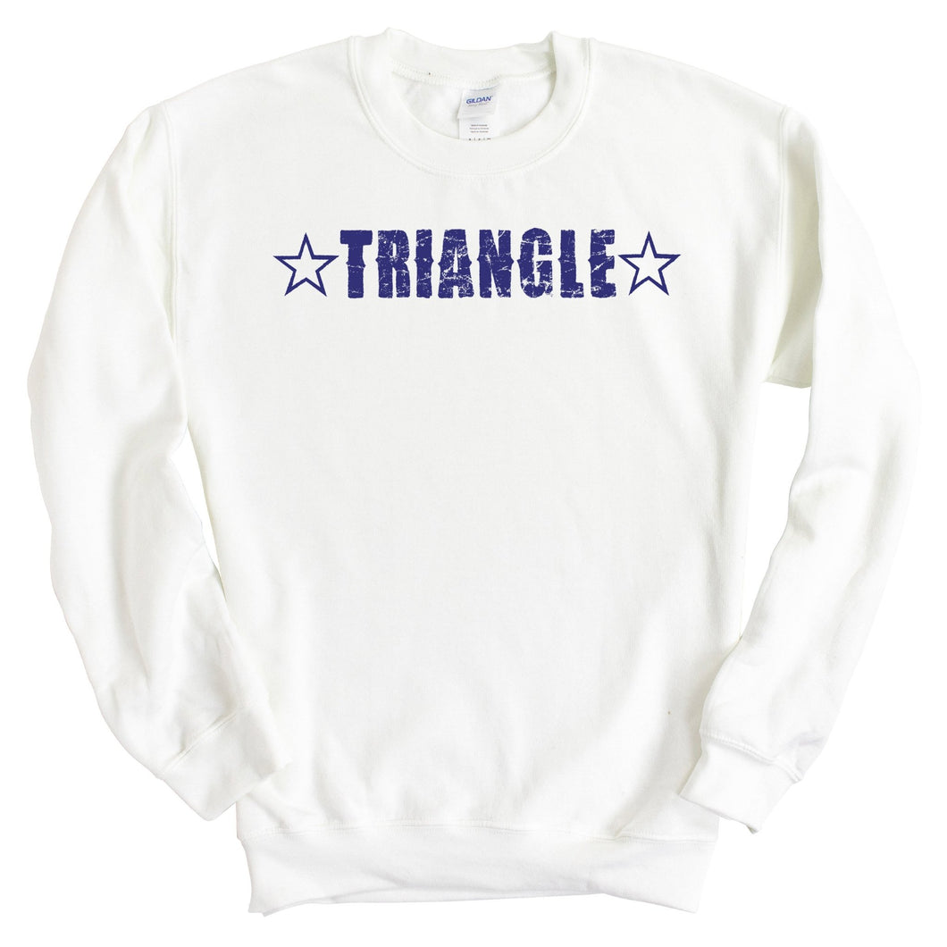 Triangle Fraternal Star Sweatshirt - Fraternity Crewneck Sweatshirt - Kite and Crest