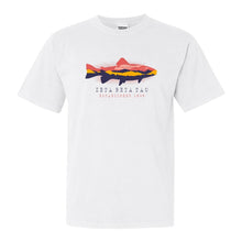 Load image into Gallery viewer, Zeta Beta Tau Comfort Colors T-Shirt - Zeta Beta Tau Fishing Shirt - Kite and Crest
